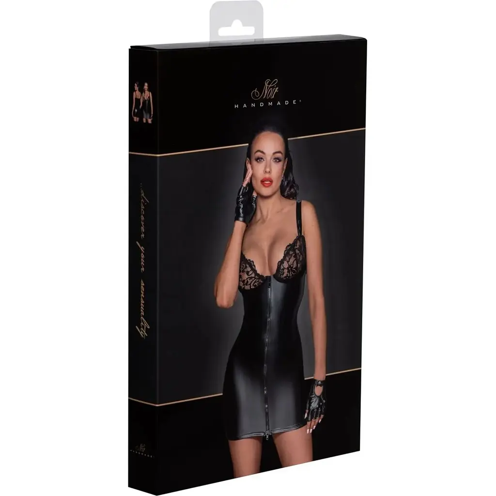 Сукня Noir Handmade F254 Powerwetlook Mini-dress - M - фото 8