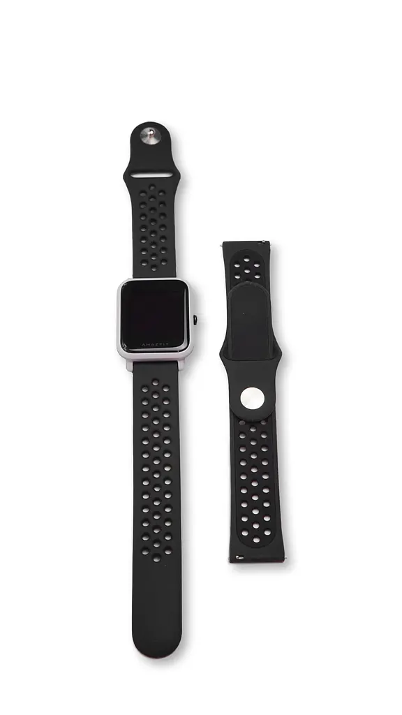 Ремінець BeWatch для смарт-годин Xiaomi amazfit BIP Чорний (1010101) - фото 5