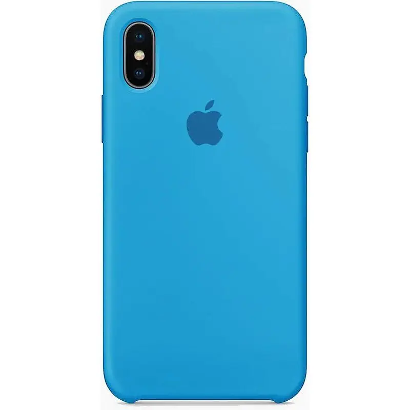 Чохол-накладка Toto Silicone Case Apple iPhone X/XS Light Blue - фото 3