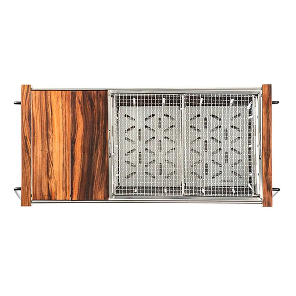 Гриль портативный Naturehike Picnic BBQ Grill NH20CJ006 р-р L сталь - фото 4