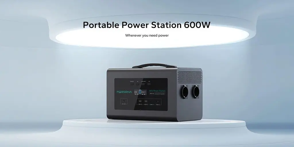Зарядна станція Marsriva MP6Pro (655.3 Вт/г) 600W / 600 Вт / 655.3 Вт/ч / LiFePO4 (MP6Pro_MARSRIVA) UA - фото 7