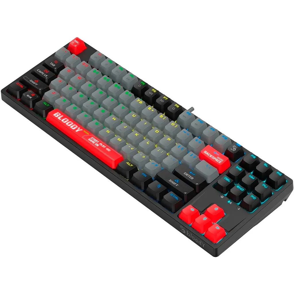 Клавиатура Bloody S87 Energy Red [101387] - фото 3
