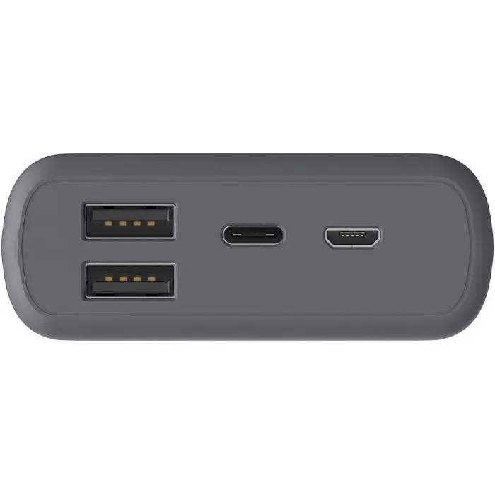 Зовнішній акумулятор Power Bank Hama Supreme 20HD 20000mAh (Сірий) - фото 4