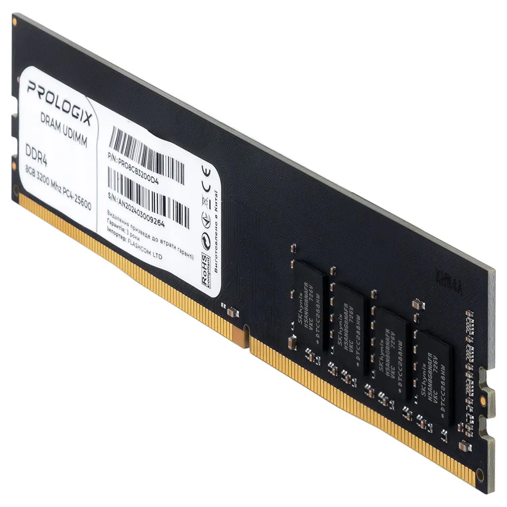 Модуль пам'яті для комп'ютера DDR4 8GB 3200 MHz Prologix (PRO8GB3200D4) - фото 3