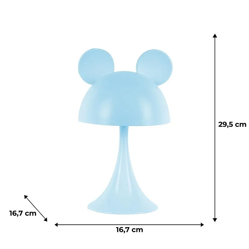 Світильник-нічник Kite  LED з акумулятором Simple Mouse блакитний (K25-317-2-3) - фото 5