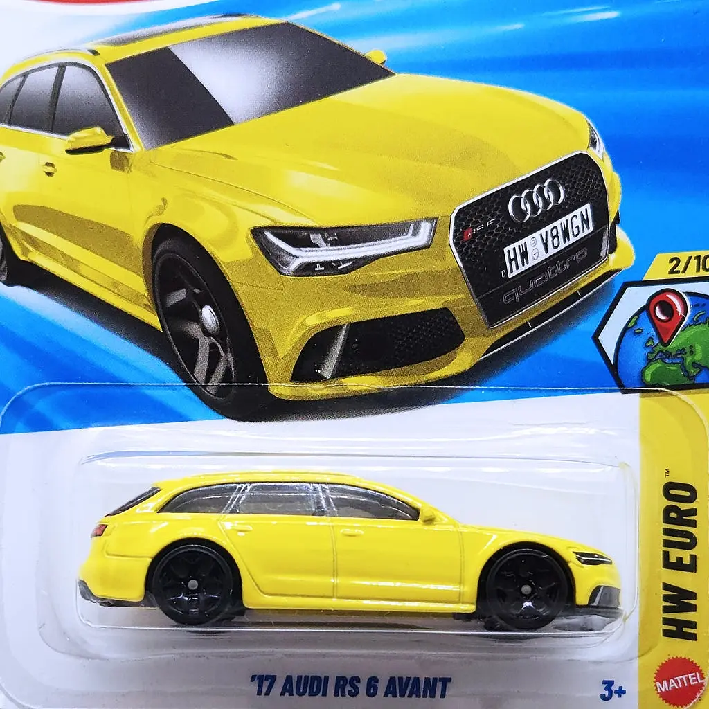 Базова машинка Hot Wheels HW Euro '17 Audi RS 6 Avant колір в асортименті (5785) JJK90 - фото 3