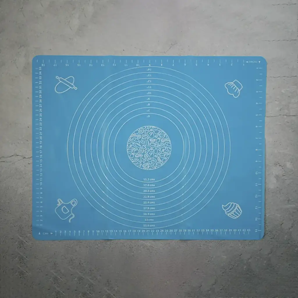 Килимок силіконовий Gusto для формування та випікання тіста 45х65 см синій (136195) - фото 2