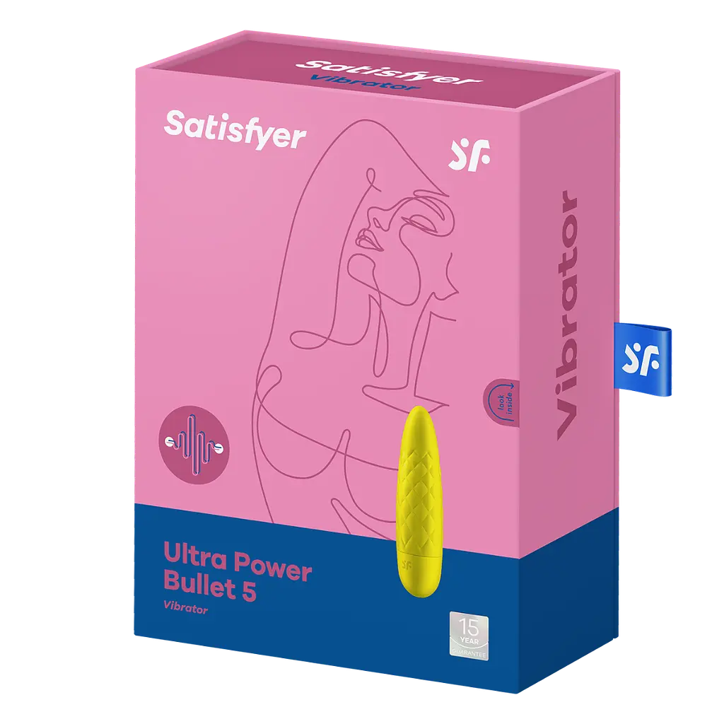Вібратор для клітора Satisfyer Ultra Power Bullet 5, 10 см (жовтий) - фото 7