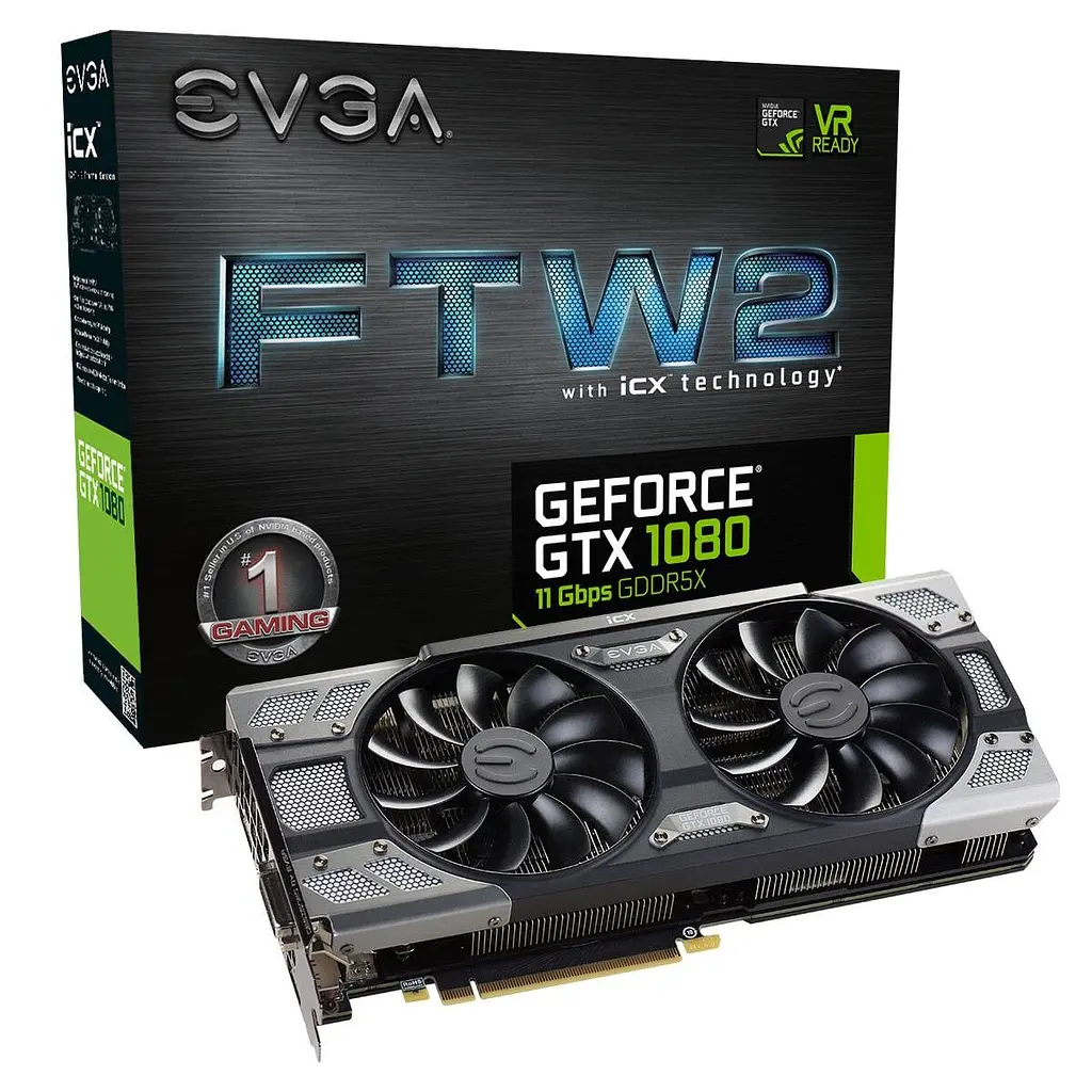 Відеокарта GeForce GTX 1080 8GB EVGA FTW2 Gaming iCX (08G-P4-6686-KR) Б/В - фото 3