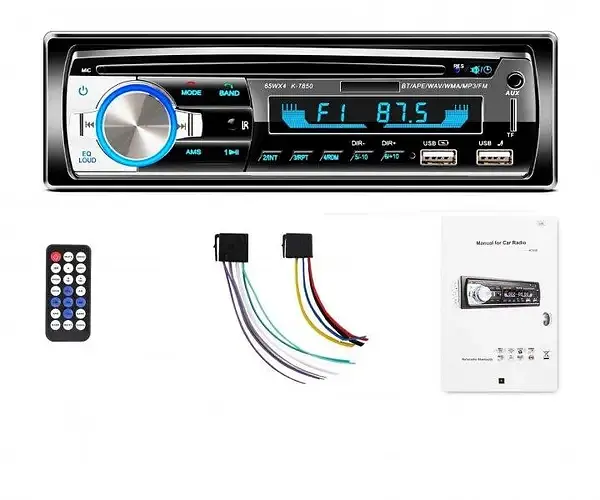 Автомагнітола JSD-520BT +AUX +Радіо +Bluetooth, Bluetooth магнітола в машину, Автомобільна магнітола 1 DIN - фото 6
