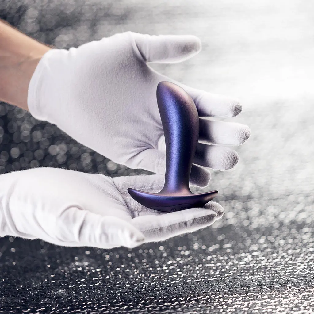 Анальна пробка Hueman Uranus Remote-Controlled 12 см (фіолетовий) - фото 8