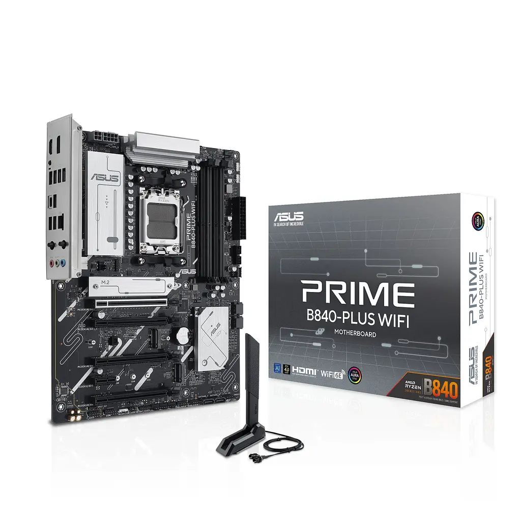 Материнcька плата PRIME B840-PLUS WIFI sAM5 B840 4xDDR5 M.2 HDMI DP Wi-Fi BT ATX Asus teh0019114 - фото 9