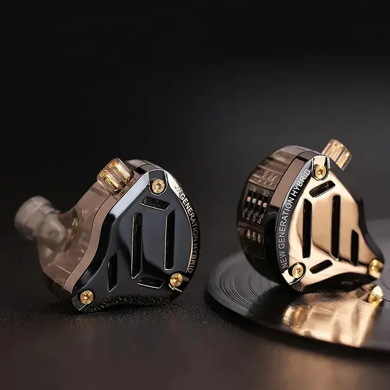 Гибридные наушники KZ ZS10 Pro 2 с микрофоном черные - фото 5