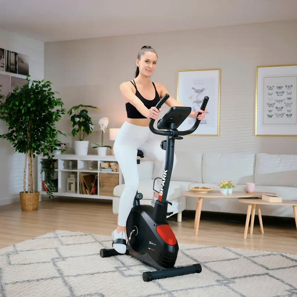 Велотренажер Hop-Sport HS-2080 Spark чорно-червоний (2025) - фото 3