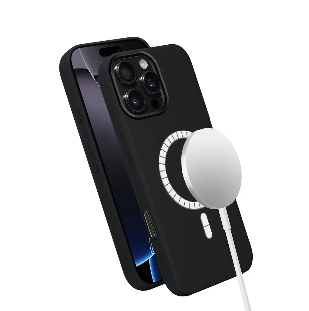 Чохол MAKE Apple iPhone 16 Pro Max Silicone Solo Black - фото 2