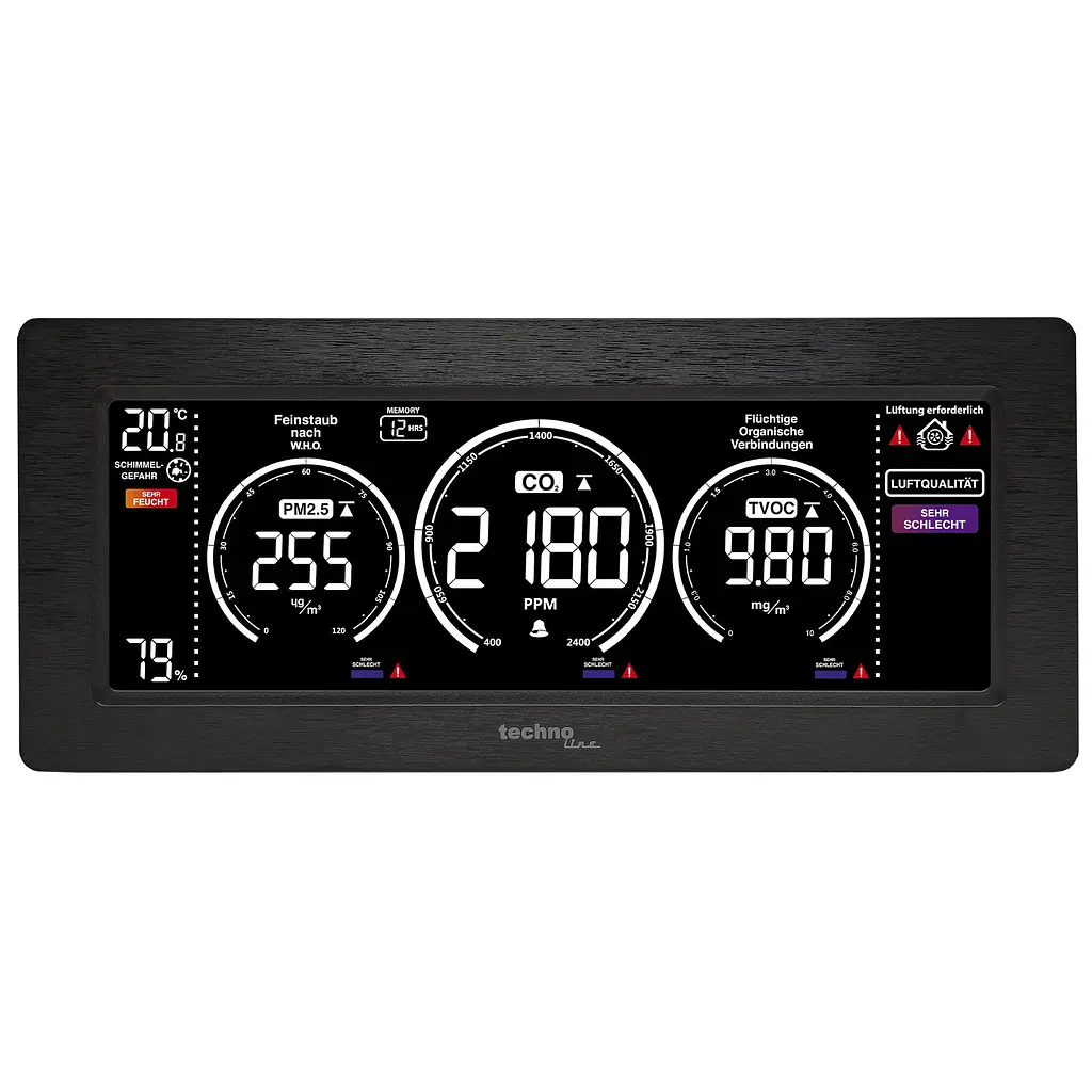 Метеостанція Technoline WL1035 Black - фото 8