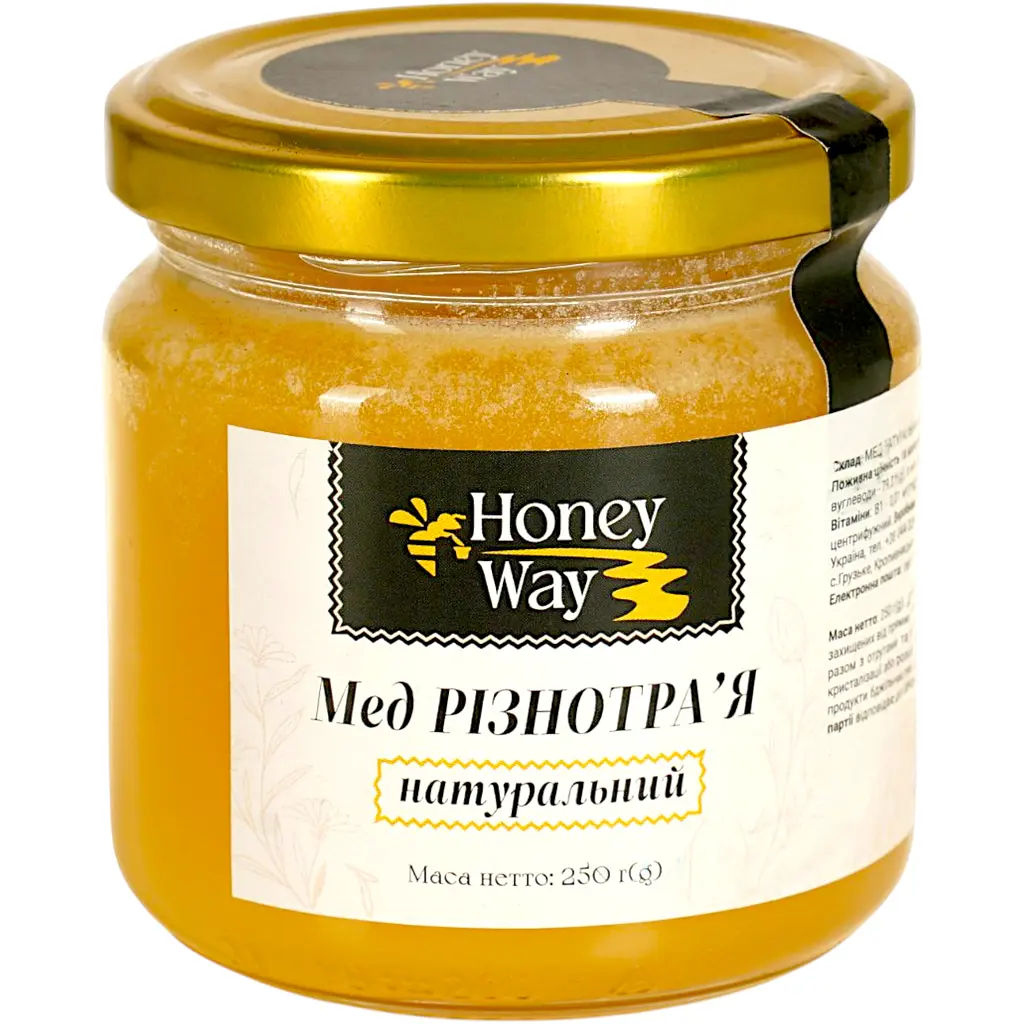 Мед різнотрав'я Honey Way 250 г - фото 2