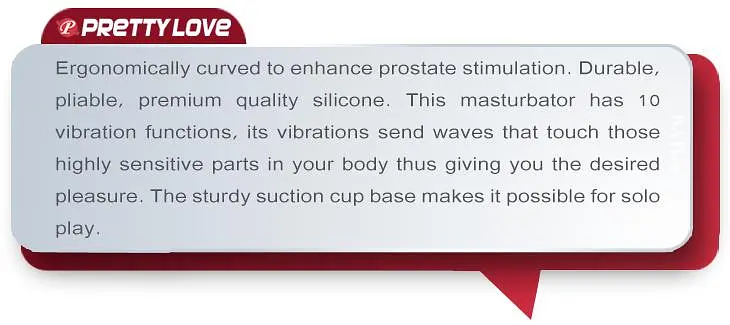 Анальна пробка Pretty Love Sturdy 12 см (фіолетовий) - фото 8