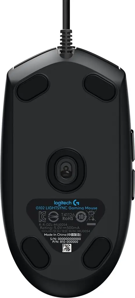 Миша Logitech G102 Lightsync USB (910-005823) Black [64928] - фото 3