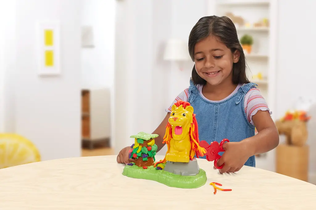 Набір для творчості Play-Doh з масою для ліплення Лев та друзі (F7221) - фото 5