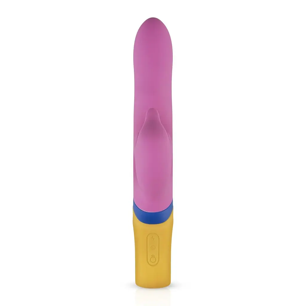Вібратор-кролик PMV20 Dolphin Vibrator: Ротація стовбура, подвійна стимуляція, кліторальний стимулятор "Дельфін" - фото 5