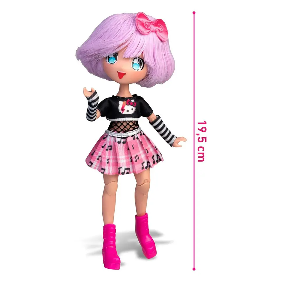 Дитяча лялька "Тедді Рок" 4SF Manga Dolls HKTF0100 серії "Hello Kitty" - фото 5