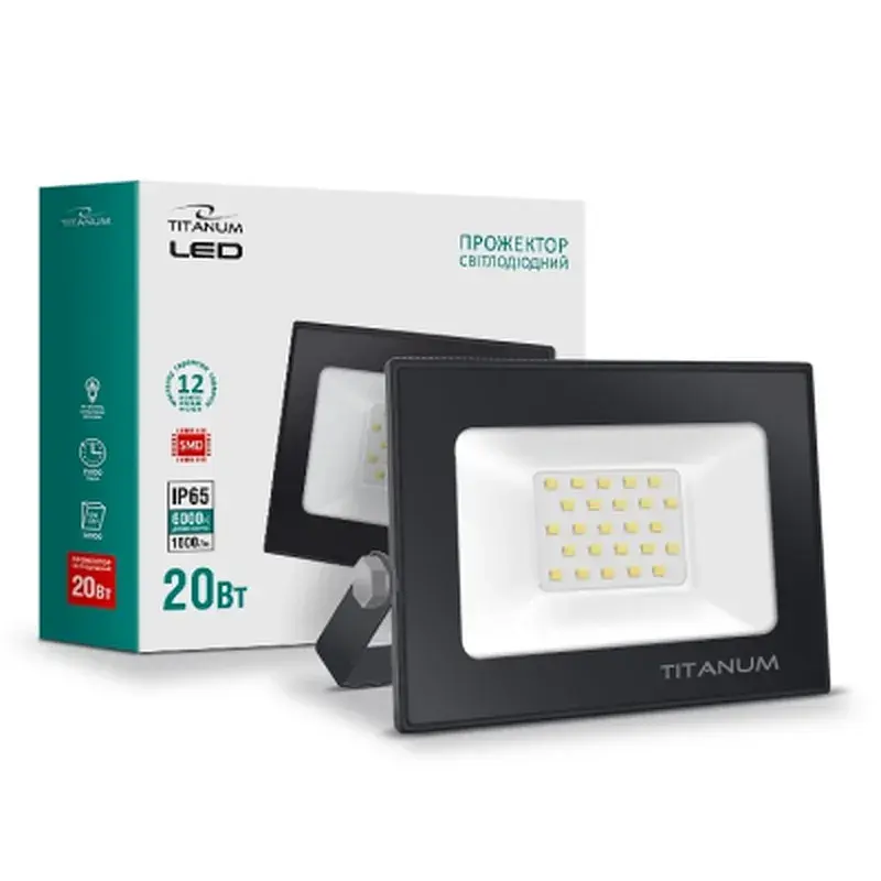 Прожектор Videx LED TITANUM TLF206 20W 6000K (TLF206) - фото 3