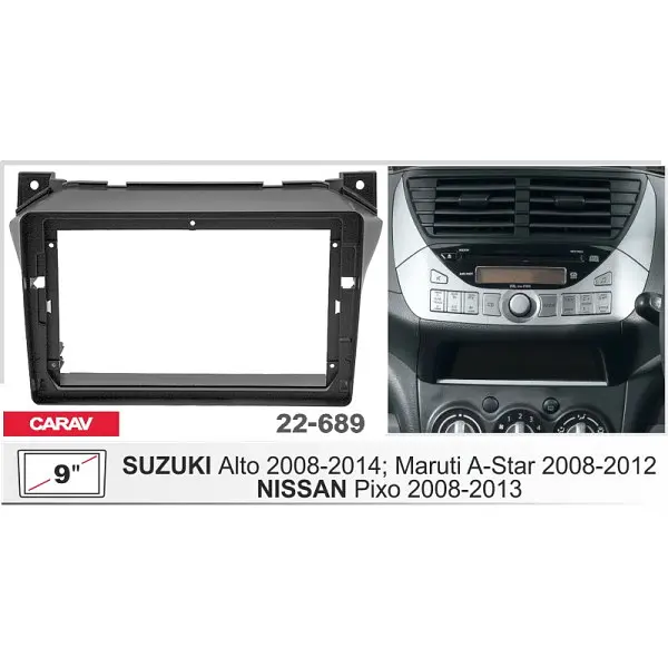 Переходная рамка Nissan Pixo, Suzuki Alto Carav 22-689 - фото 5