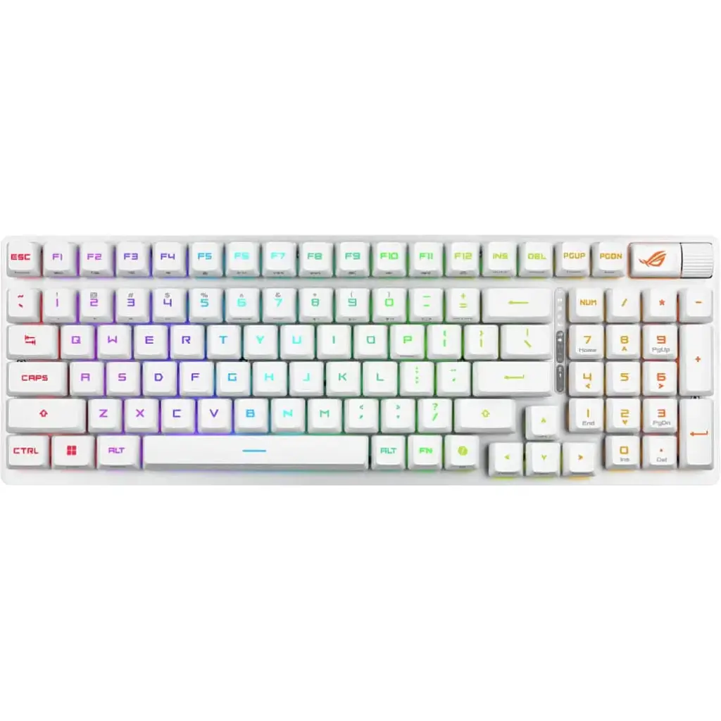 Клавіатура Asus ROG Strix Scope II RX Optical White [90MP03S0-BKUA30] [126947] - фото 2