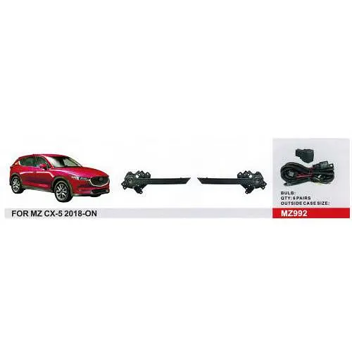 Фари дод. модель Mazda CX-5 2018-/MZ-992L/LED-10W/ел.проводка