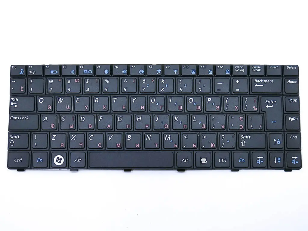 Клавіатура для Samsung NP R513, R515, R518, R520, R522, R522H, R550, (UA black). Оригінал. - фото 3