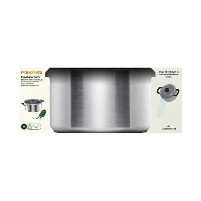 Каструля з кришкою Fiskars Functional Form 5 л (1072317) - фото 6