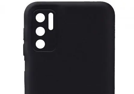 Чохол Silicone Cover Full Cam для Xiaomi Redmi Note 10 5G/ Poco M3 Pro/ M3 Pro 5G [Black] [72053] - фото 2