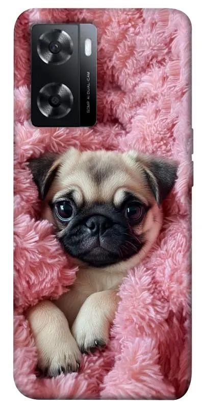 TPU чохол Demsky Мопс у ніжностях для Oppo A57s