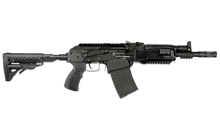 Приклад телескопический Fab Defense Defence M4 с амортизатором для Вепр 12 - фото 3