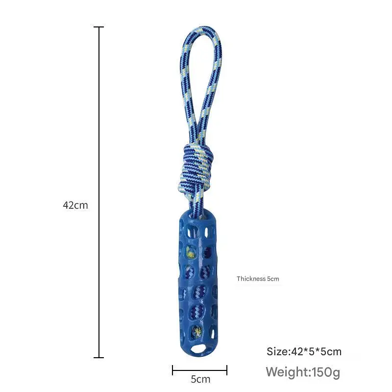 Іграшка для жування Derby TPR + Rope Dog Toy - фото 2