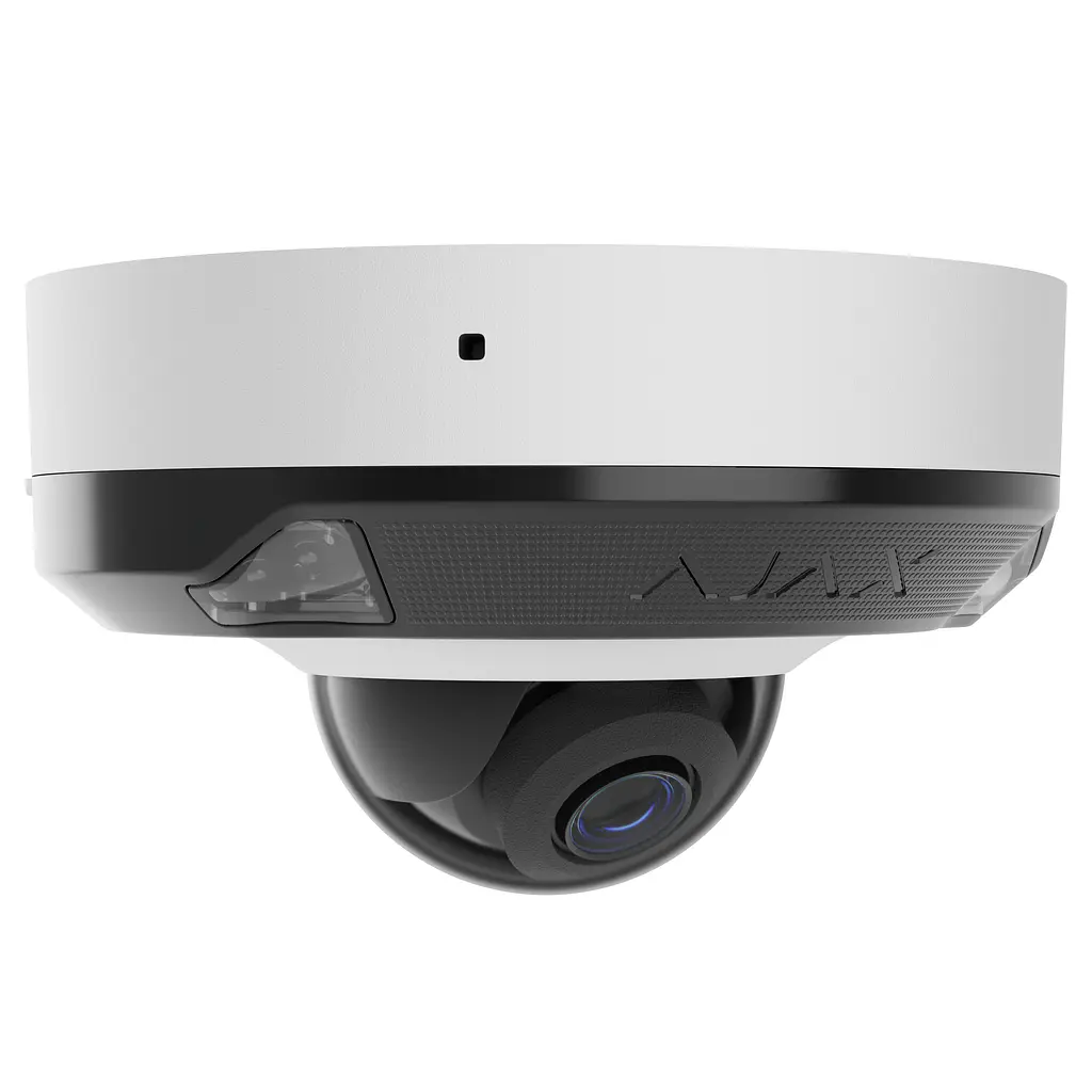 IP-Камера дротова DomeCam Mini HL white, 8мп, 4мм, гібридне підсвічування IR 15м, білий Led 15м Ajax teh0015960 - фото 5