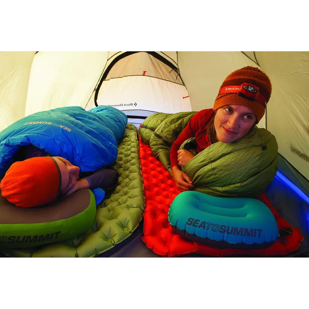 Килимок надувний Sea To Summit Air Sprung Comfort Light Insulated Mat Large Салатовий - фото 4