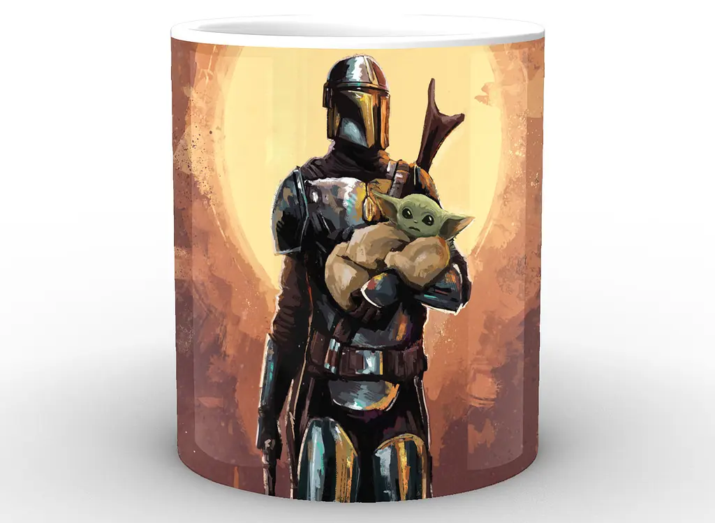Кружка GeekLand Зоряні війни Мандалорець Мандалорець і Йода Star Wars The Mandalorian TM.04.04 - фото 2