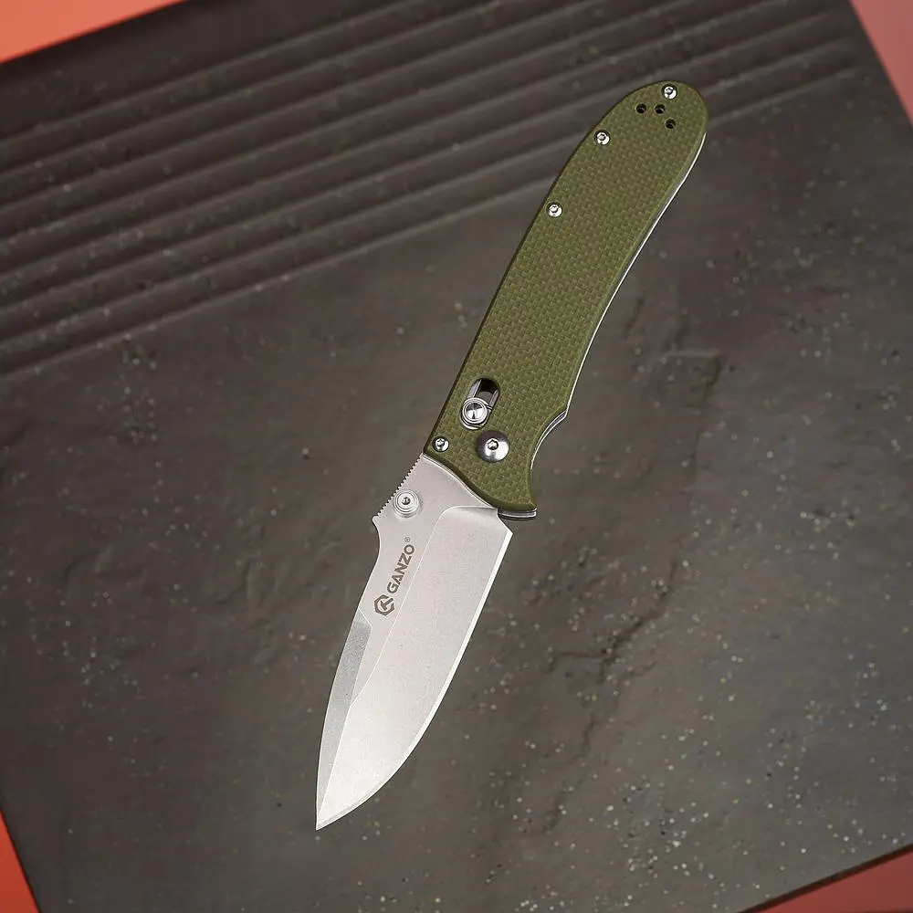 Ніж складаний Ganzo D704-GR D2 сталь зелений - фото 10