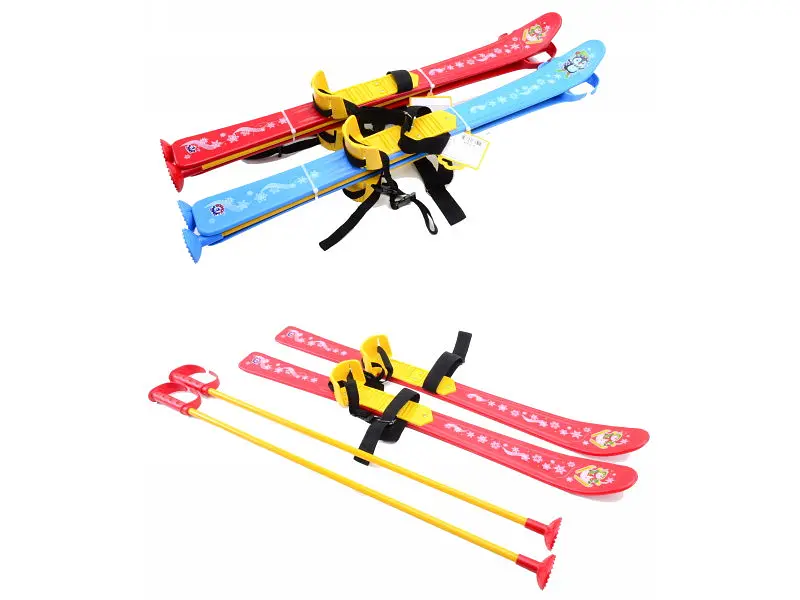 Лыжи детские с палками, ТехноК, 78x14x12 см, 3350 - фото 2