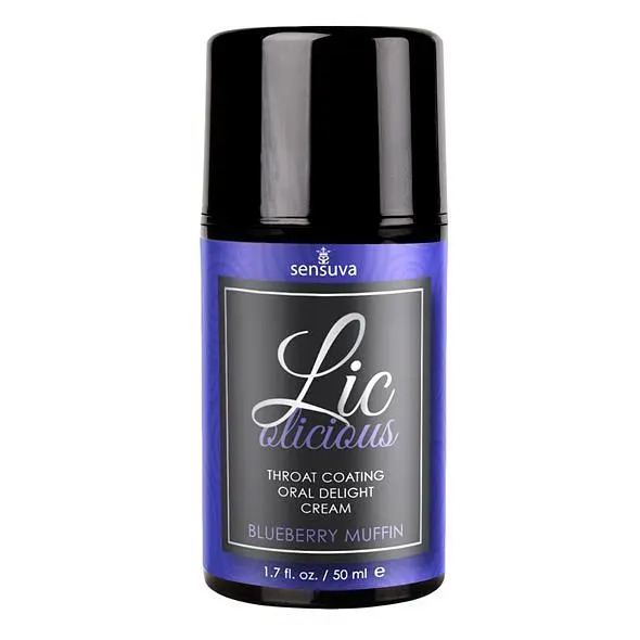 Гель для мінету Sensuva Lic-o-licious Blueberry Muffin, 50 мл