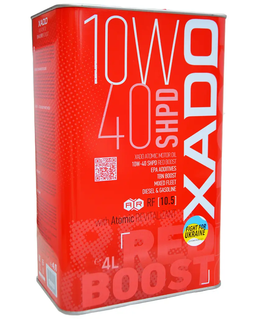 Моторна олива XADO 10W-40 SHPD SL/CI-4 RED Boost 4 л (ХА 26249) - фото 5