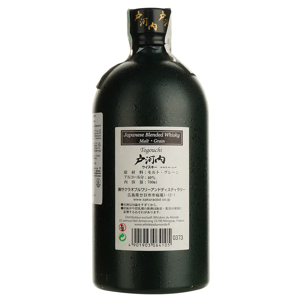 Виски Togouchi Premium Blended Japanese Whisky, 40%, 0,7 л, в подарочной упаковке - фото 3