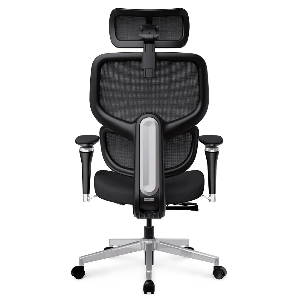 Крісло Mealux D2 Air Fabric Black (арт. HF-D2 F/B) - фото 9