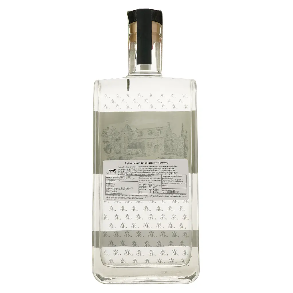 Водка Daucourt Moulin XO, 40%, 0,75 л, в подарочной упаковке - фото 3