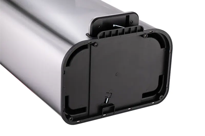 Відро для сміття з плавним закриттям прямокутне Mixxus Cubic-TC0112 SS Color 12л нержавіюча сталь MI7089, Нержавіюча сталь - фото 4