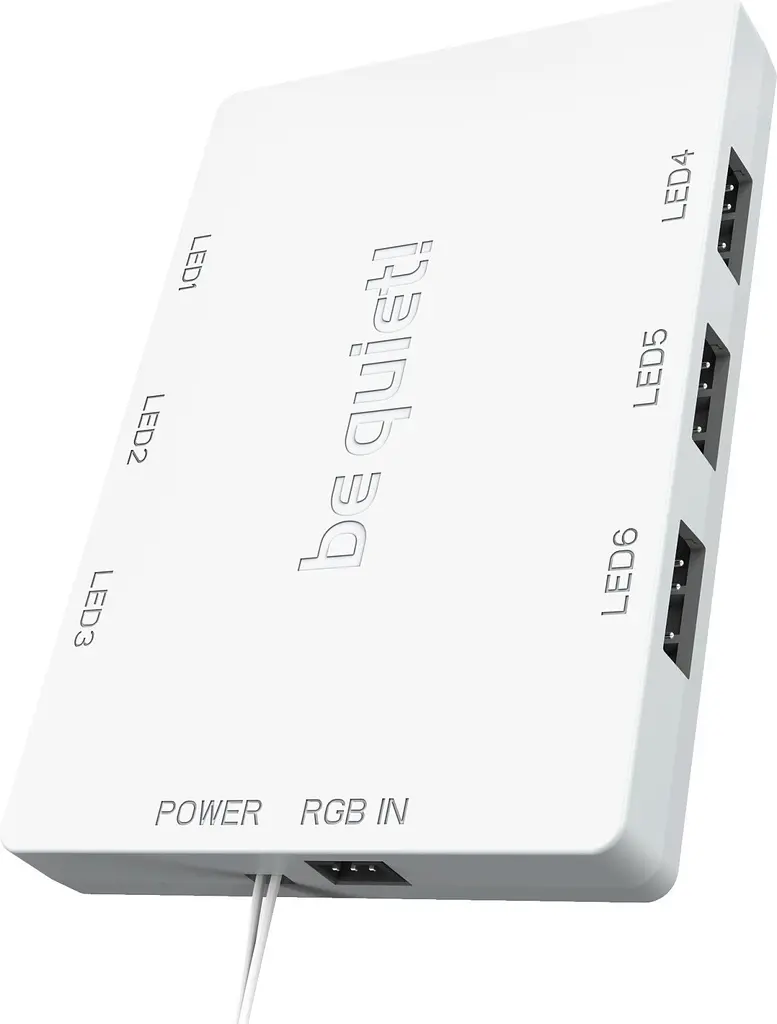Вентилятор be quiet! Light Wings 120mm PWM High-Speed 3-Pack White (BL101) - фото 4