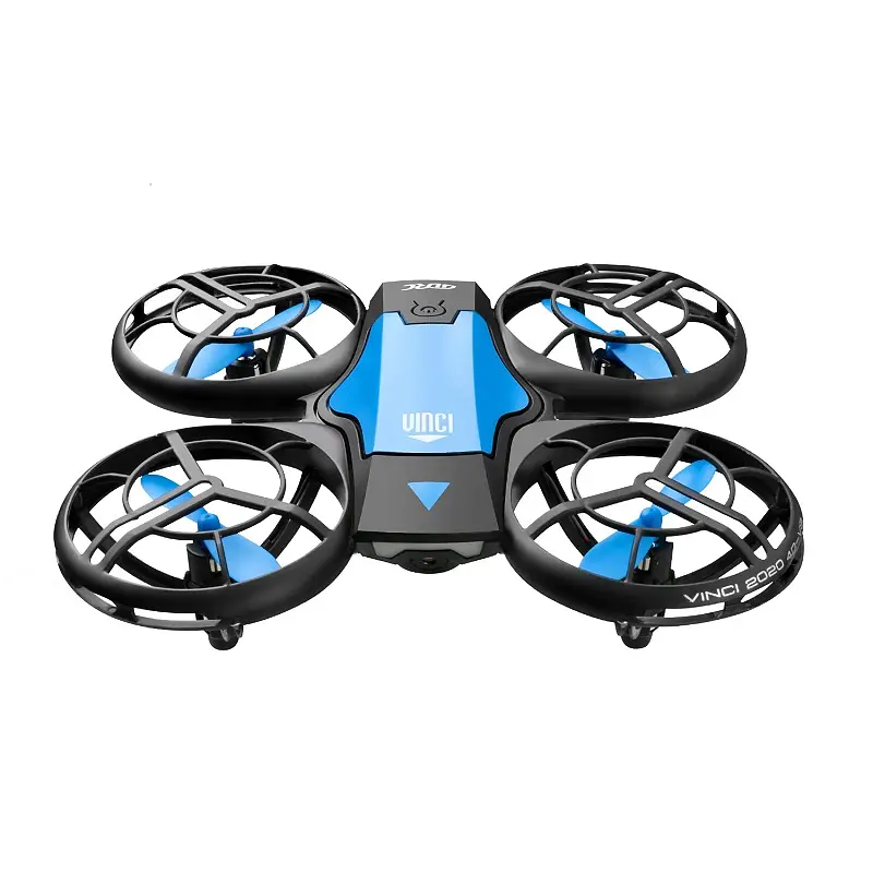 Міні квадрокоптер 4DRC Mini RC Drone V8 з камерою та можливістю робити фліпи (Синій) - фото 2