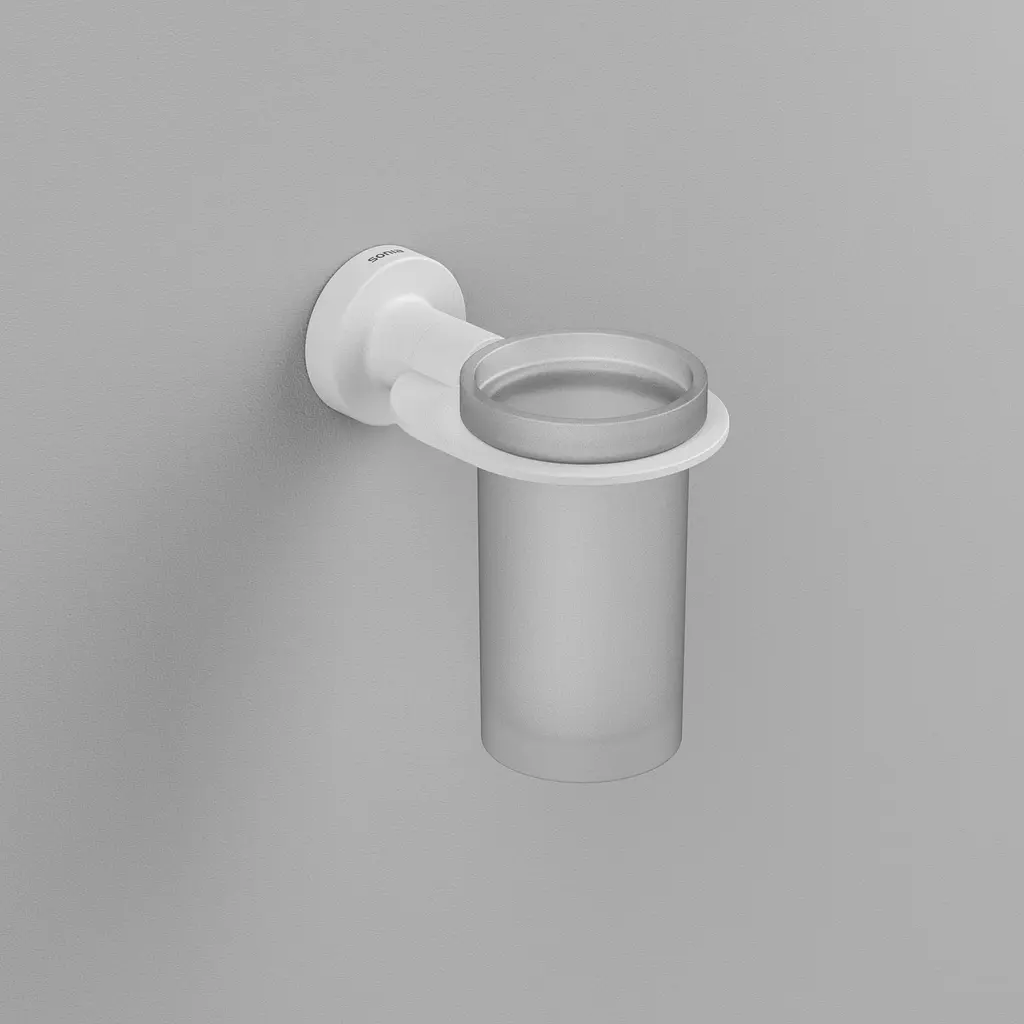 Склянка для зубних щіток Sonia TP White 166114 білий - фото 2